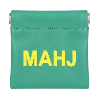 1 Pcs Mahjong Dice Bag Mini Tile Pouch,Teal Green - color: Teal Green