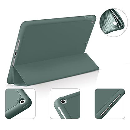 kenke Case for iPad 6th/5th Generation (2018/2017 Model) 9.7 Inch - color: Dark Green
