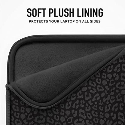 Vandel Slim, Protective Laptop Sleeve for 14 Inch Laptops, MacBook Pro 14 | Fits MacBook Pro 14 inch, HP 14” Laptops, Dell XPS 14, 14” Chromebooks, HP Stream, Dell Latitude, Lenovo IdeaPad, Protextive - color: c. Black Leopard, size: 14 Inch