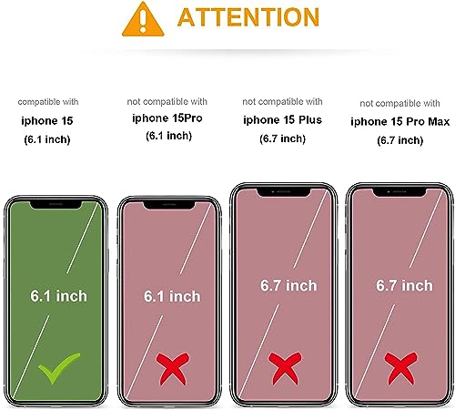 KIHUWEY for iPhone 15 Wallet Case Card Holder Kickstand, Lichee Blue | Credit Card Slots, PU Leather, Magnetic Clasp, Flip Heavy Duty Protection Cover for Men and Women - color: Lichee Blue