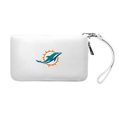 Littlearth NFL Pebble Organizer Wallet - Officially Licensed Teams - color: Miami Dolphins