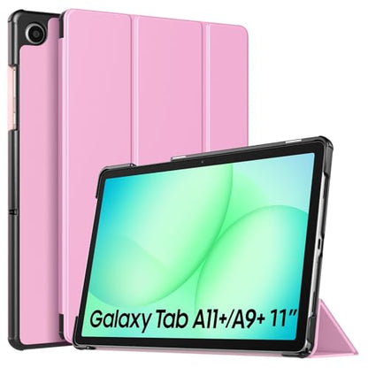TiMOVO Case for Samsung Galaxy Tab A11+/A11 Plus 11" 2026, Flowers Pink | Fit for SM-X230/X236/X238, Slim Lightweight, Stand Hard Back Shell, Auto Wake/Sleep - color: Flowers Pink