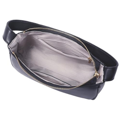 CYHTWSDJ Shoulder Bags for Women, Cute Hobo Tote Handbag Mini Clutch Purse with Zipper Closure - color: Dark Blue