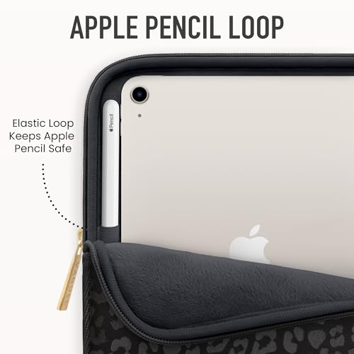 Vandel Slim & Protective Tablet Sleeve for 9-11 inch iPad A16, 11 iPad Pro | Fits al 9-11 Inch iPads + Tablets, 10.9" iPad,10.2" iPad, 10.9" iPad Air, 11 Inch Samsung Galaxy Tab A9+, Fits Magic Keyboard - color: c. Black Leopard, size: 9-11 Inch Tablet