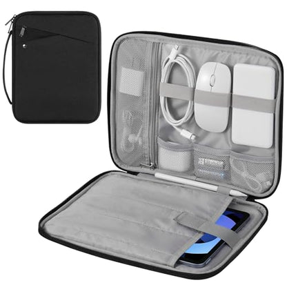 MoKo 9-11 Inch Tablet Sleeve Carry Case Padded Protective Bag with Handle | Fits New 11-inch iPad Air 4 2026/Pro M5/ A16, iPad 10th/Air 5/4th 10.9, i-Pad 9/8th 10.2,Tab S9/S8 11, Black - color: Black, size: 9-11 Inch