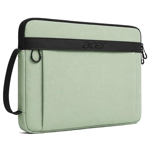 Acer 13.3-14 inch Laptop Sleeve Case Bag, Fits Most of Laptop Models-Green - color: Green, size: 14inch