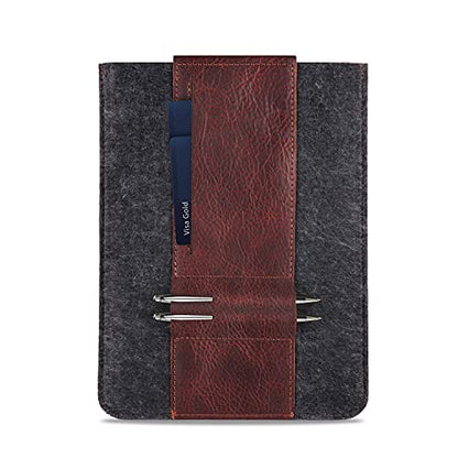 MegaGear Genuine Leather Tablet Sleeve Case for iPad Pro 11 inches, All Generations iPad Air & iPad (Brown, 11 Inch) - color: Brown, size: 11 Inch