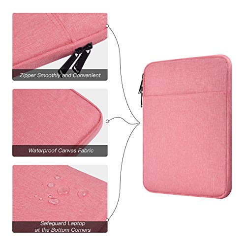9-11 Inch Tablet Sleeve Case Bag for iPad 10.2, iPad 10th 10.9, iPad Pro 11 M5/Air 11 M3, iPad Air 5/4 10.9, Samsung Galaxy Tab A8 10.5, Fit Apple Smart Keyboard, Pink - color: Pink, size: 9-11 Inch