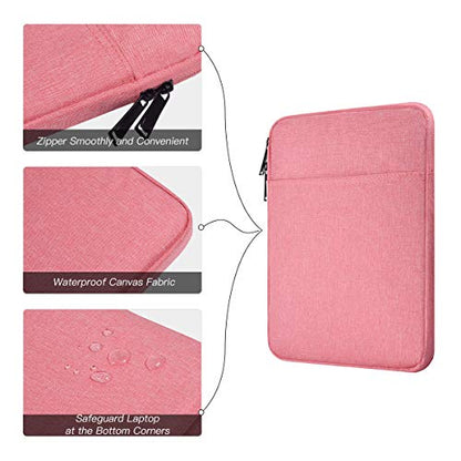 9-11 Inch Tablet Sleeve Case Bag for iPad 10.2, iPad 10th 10.9, iPad Pro 11 M5/Air 11 M3, iPad Air 5/4 10.9, Samsung Galaxy Tab A8 10.5, Fit Apple Smart Keyboard, Pink - color: Pink, size: 9-11 Inch