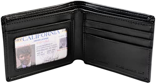 Officially Licensed Black/Red Embroidered Bad Mother Leather Wallet - color: Black/Red