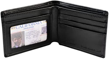 Officially Licensed Black/Red Embroidered Bad Mother Leather Wallet - color: Black/Red