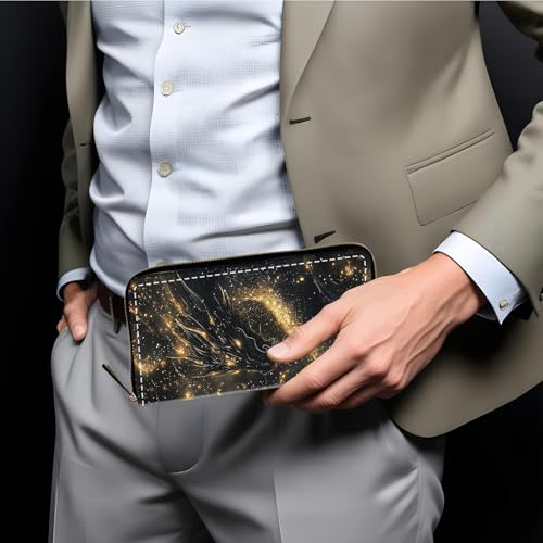 Women's Wallets,Wallet Wristlet for Women - color: Black Dragon