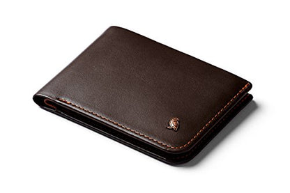 Bellroy Hide & Seek Wallet (Slim Leather Bifold Design, RFID Protected, Holds 5-12 Cards, Coin Pouch, Flat Note Section, Hidden Pocket) - color: Java