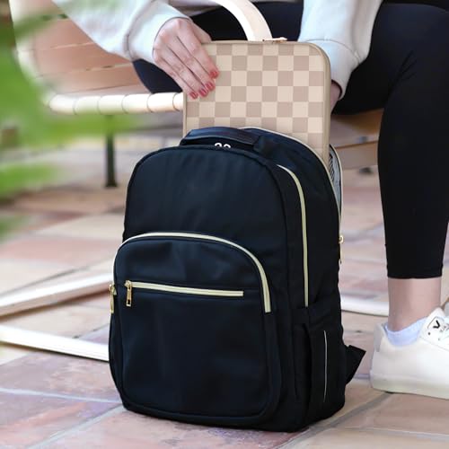 Vandel Slim 17.3 Inch Laptop Sleeve, 17 Inch Laptop Case | Computer Sleeve, Chromebook Cover Bag for HP, Dell, Lenovo, Asus, Acer, MSI Notebook - color: a. Neutral Checker, size: 17 Inch