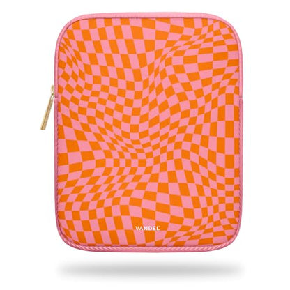 Vandel Slim & Protective Tablet Sleeve for 9-11 inch iPad A16, 11 iPad Pro | Fits al 9-11 Inch iPads + Tablets, 10.9" iPad,10.2" iPad, 10.9" iPad Air, 11 Inch Samsung Galaxy Tab A9+, Fits Magic Keyboard - color: b. Pink Checker, size: 9-11 Inch Tablet