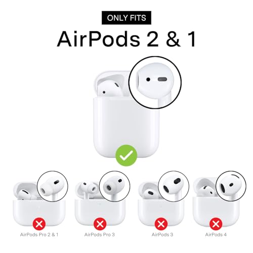 Velvet Caviar Compatible with AirPods Case 2nd and 1st Generation - Cute Protective Hard Cover for Women - Christmas Peppermint Princess - color: Peppermint Princess