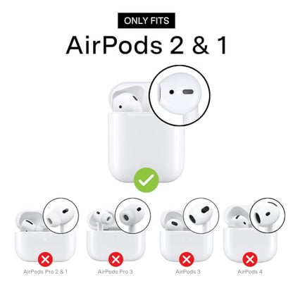 Velvet Caviar Compatible with AirPods Case 2nd and 1st Generation - Cute Protective Hard Cover for Women - Christmas Peppermint Princess - color: Peppermint Princess