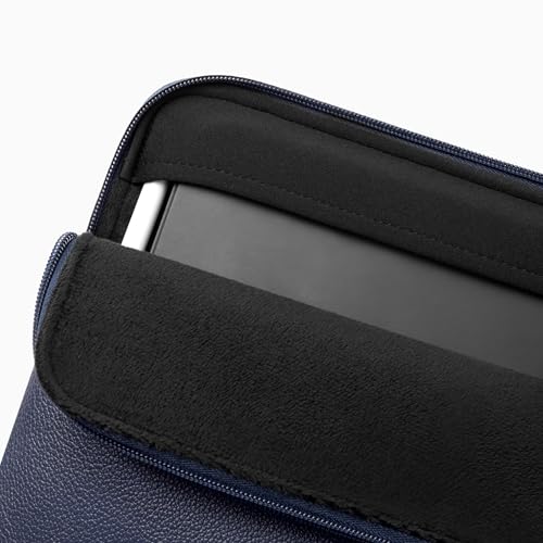 Comfyable Tablet Sleeve Compatible with iPad Air 13 inch M4 2026, iPad Pro 13" M5 with Magic Keyboard & Pencil Holder - PU Leather Bag Slim Protective Cover Case - Midnight Blue - color: Midnight Blue, size: 13" iPad Pro & iPad Air