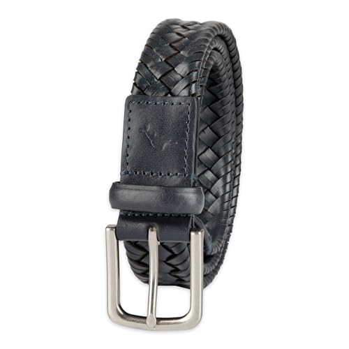 Tommy Bahama Men's Fully Adjustable Stretch Braid Belt - color: Navy, size: Small (30-32)