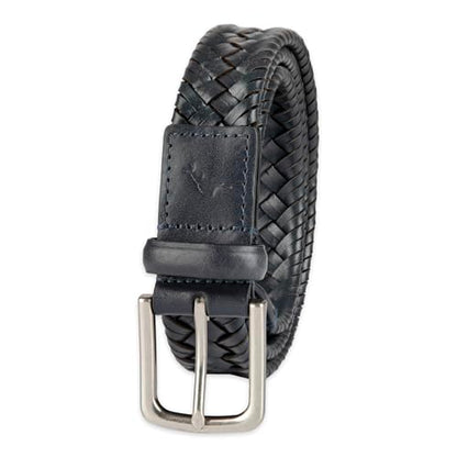 Tommy Bahama Men's Fully Adjustable Stretch Braid Belt - color: Navy, size: Small (30-32)