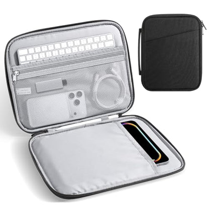 MoKo 9-11 Inch Padded Tablet Sleeve Protective Carrying Case with Handle | Fits iPad Air 11-inch M4, iPad A16, iPad Pro 11-inch M5, iPad 10th/Air 5/4th 10.9 and iPad 9/8th 10.2, Black - color: Black, size: 9-11 Inch