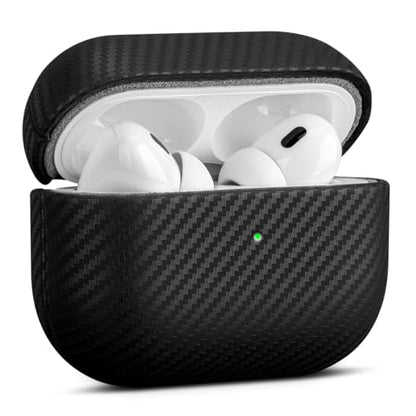 Haobobro for AirPods Pro 3 Leather Case - AirPods Pro 3rd Generation Case - color: Black, size: AirPods Pro 3