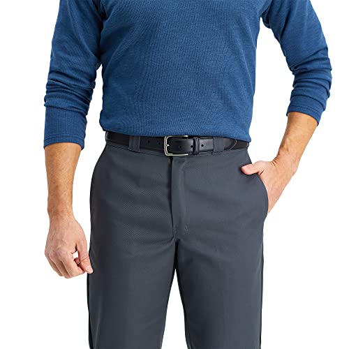 Columbia Men's Casual Everyday Leather Belt – Jeans, Chinos and Daily Wear - color: Black Trinity, size: 56