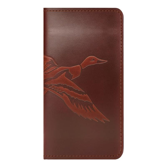 RAW HYD Full-Grain Leather Long Wallet for Men-Classic Bifold Western Wallet for Men-Minimalist Cowboy Wallets for Men-Rodeo wallets for men-Checkbook Cover & Gift for Him (Bourbon Brown) - color: Bourbon Brown