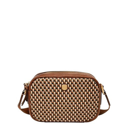 Fossil Women's Danni Crossbody Bag - color: Neutral Woven