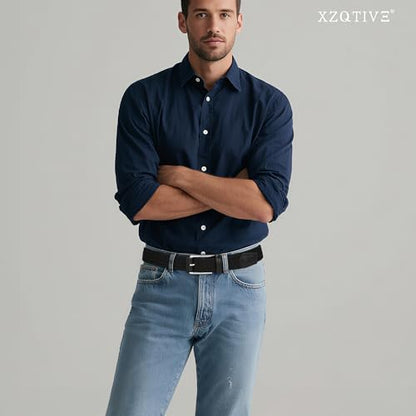 XZQTIVE Braided Stretch Belt Mens Gift Elastic Woven Belt for Golf Casual Pants Shirts Jeans - color: Black, size: Fit Waist 28-33in