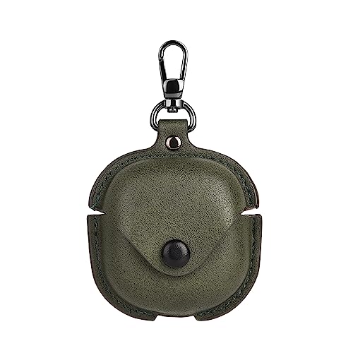Headphones Cases for Samsung Galaxy Buds Pro 2/Samsung Galaxy Buds Pro/Samsung Galaxy Buds Live/Samsung Galaxy Buds 2/Buds FE Case Cover, Business PU Leather Cases Covers Charging Case Cases - color: Green, size: Buds Pro 2/Pro/Buds Live/Buds 2/Buds FE