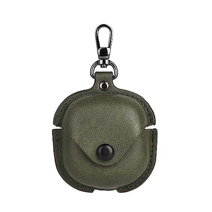 Headphones Cases for Samsung Galaxy Buds Pro 2/Samsung Galaxy Buds Pro/Samsung Galaxy Buds Live/Samsung Galaxy Buds 2/Buds FE Case Cover, Business PU Leather Cases Covers Charging Case Cases - color: Green, size: Buds Pro 2/Pro/Buds Live/Buds 2/Buds FE