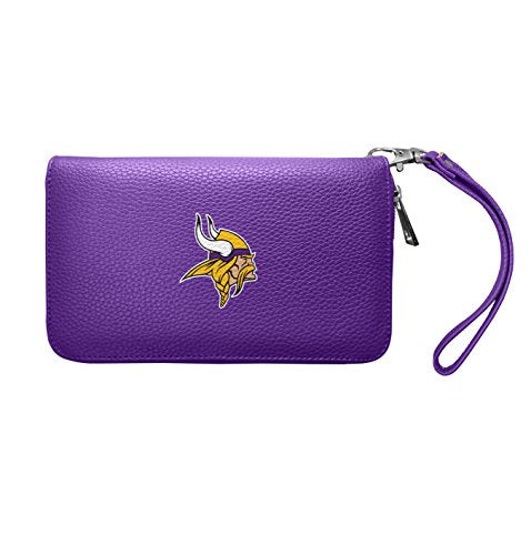 Littlearth NFL Pebble Organizer Wallet - Officially Licensed Teams - color: Minnesota Vikings
