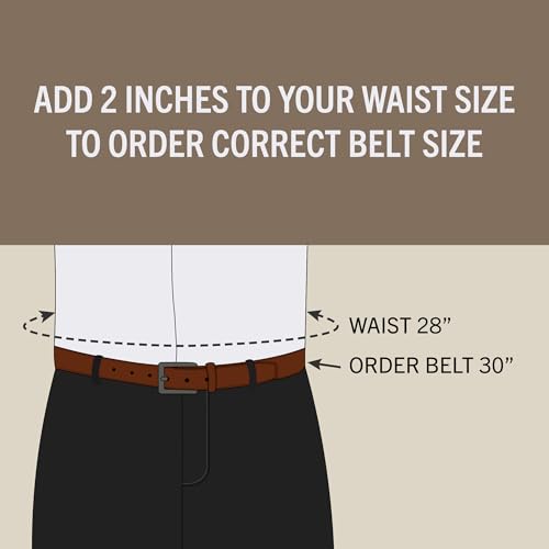 Perry Ellis Men's Portfolio Amigo Faux Leather Dress Belt With Genuine Leather Lining (Available in Big & Tall) - color: Black, size: 34