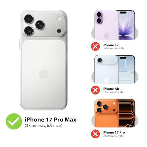 Phone Case for iPhone 17 Pro Max,Gray-Blue | Magnetic Case, Compatible with Magsafe - Denim Fabric - Slim Fit & Soft Feel - color: Grey-blue, size: iPhone 17 Pro Max