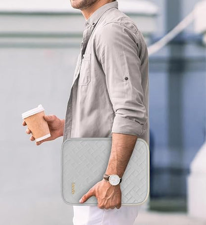 Lacdo Tablet Sleeve Case for 13 inch New iPad Air M4 M3 M2 2026-2024, 13" iPad Pro M5 M4 2025-2024, 12.9 inch iPad Pro 6 5 4 3 with Magic Keyboard and Smart Keyboard Folio Protective Bag, Space Gray - color: Space Gray, size: 12-13 Inch