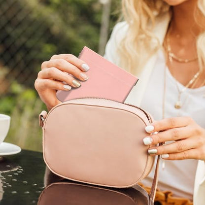 2Pcs PU Leather Small Squeeze Coin Purse Pouch Mini coin Bag Unique And Cute Wallet Cosmetic Bags Change Bag For Women Girls Men （Pink - color: Pink