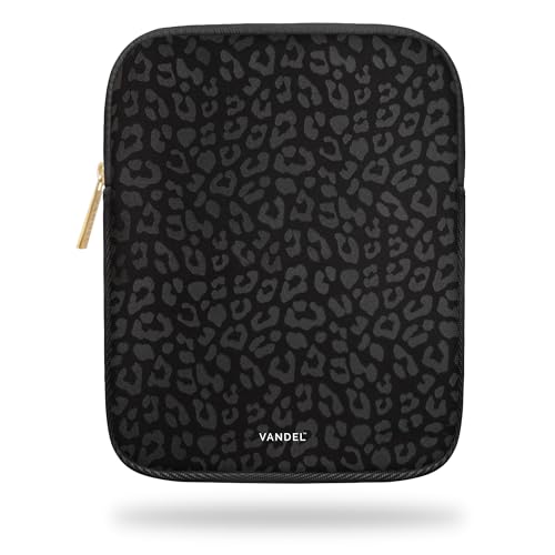Vandel Slim & Protective Tablet Sleeve for 9-11 inch iPad A16, 11 iPad Pro | Fits al 9-11 Inch iPads + Tablets, 10.9" iPad,10.2" iPad, 10.9" iPad Air, 11 Inch Samsung Galaxy Tab A9+, Fits Magic Keyboard - color: c. Black Leopard, size: 9-11 Inch Tablet