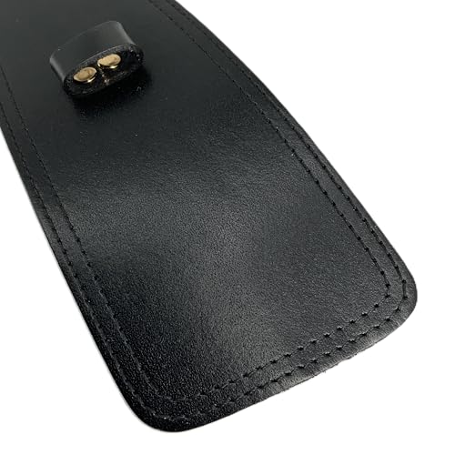 Women Wide Waistband, High and Low Waist Full Grain Leather Skinny Boho Concho Belt - color: Black, size: 40"(fits 38”-41”)