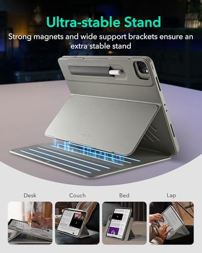 ESR for iPad Pro 11 Inch Case (4th/3rd/2nd/1st Gen), Titanium - color: Titanium, size: Pro 11" 4th/3rd/2nd/1st