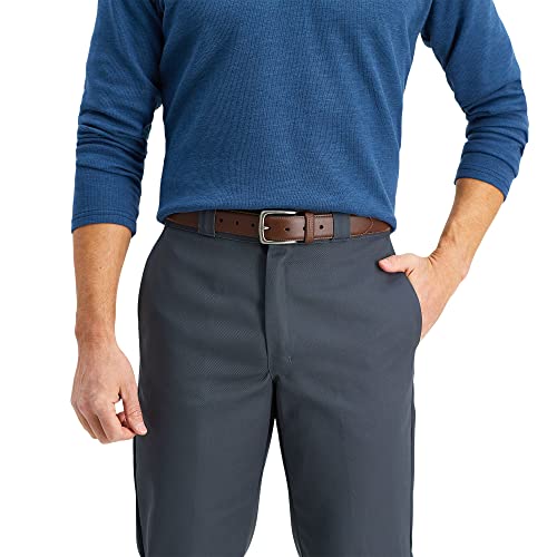 Columbia Men's Casual Everyday Leather Belt – Jeans, Chinos and Daily Wear - color: Brown Trinity, size: Large (38-40)
