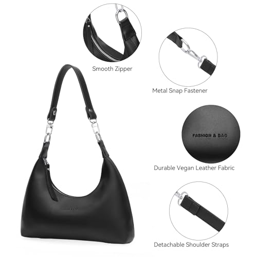 GOIACII Top-Handle Crossbody Bags for Women Soft Leather Trendy Purse Circle Handbags Small - color: Z01 Black