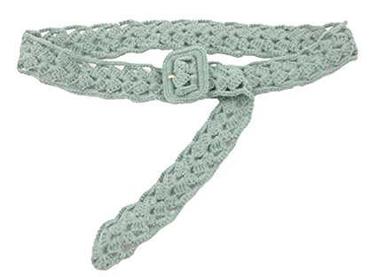 Women's Bohemian Style Rope Braid Waist Belt - color: Style 25