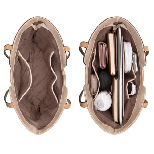 Montana West Tote Bag for Women Top Handle Satchel Purse - color: Three Chocolate