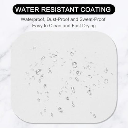 Hsurbtra Mouse Pad, Premium-Textured Small Square Mousepad 8 x 9 Inch Gray, Thick 3 mm Anti-Slip Waterproof Rubber Pretty Cute Computer Mat for Office Home Gaming Laptop Men Women Kids - color: Space Gray, size: R-Square (8" x 9")
