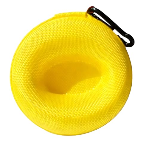 Portable Zipper Travel Watch Case, Single Watch Storage Box Organizer for Wristwatches & Smart Watches up to 50mm, for Men Women - Yellow - color: Yellow
