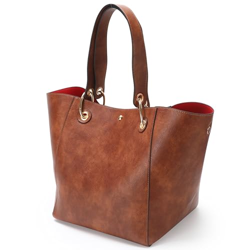 sqlp Large Work Tote Bag for Women Designer Handbags Big Bucket Purses - color: Grey