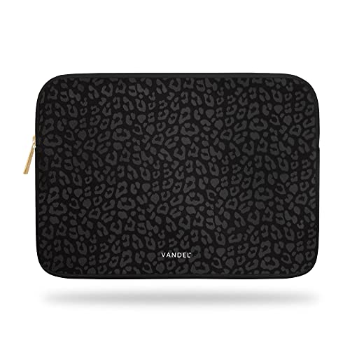 Vandel Slim, Protective Laptop Sleeve for 14 Inch Laptops, MacBook Pro 14 | Fits MacBook Pro 14 inch, HP 14” Laptops, Dell XPS 14, 14” Chromebooks, HP Stream, Dell Latitude, Lenovo IdeaPad, Protextive - color: c. Black Leopard, size: 14 Inch