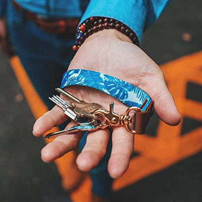 MNGARISTA Keychain Wristlet Key Chains Women Cute Keychain Wallet Key Chain | Phone Wrist Strap Keychains for Women Men Car Keychains Key Chains for Car Keys Wallet Phone Case - color: Azure Blue
