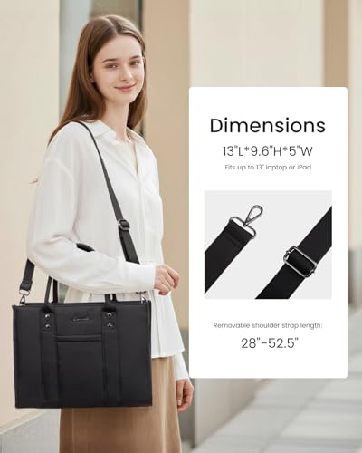 LOVEVOOK Purse for Women Leather Tote Bag Purse and Handbags, Satchel Shoulder Crossbody Top Handle Bags with Zipper - color: Black-puffer